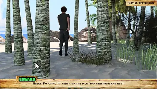 Lewd Island #2 - Start setting up the camp
