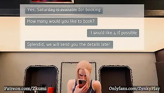 Cammy lagi asik kencan hot sama beberapa pria sampai dientot habis-habisan