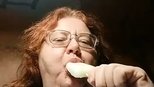 Dondurma, muz ve dondurmayı seviyorum Yum