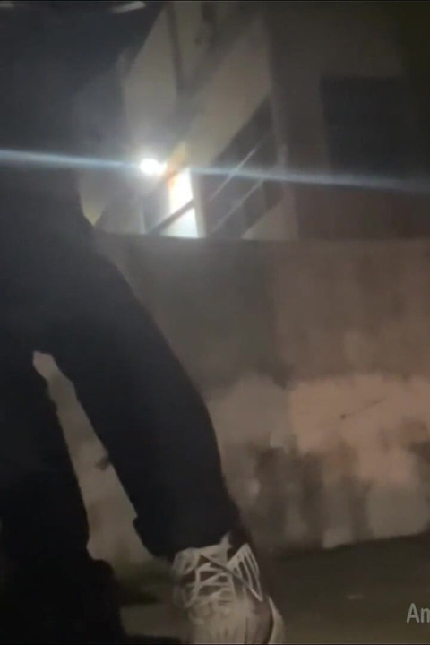 Amateur Boy Caught Peeing in the Street After Party