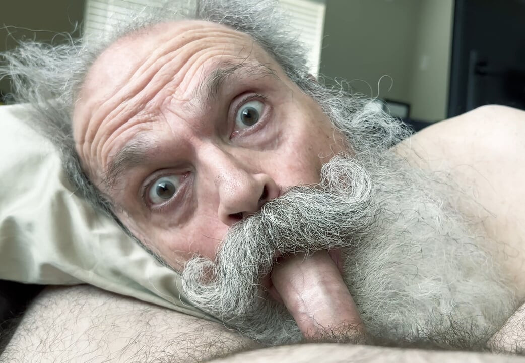 Cum Hungry Daddy Sucks Cock, Milked to the Last Drop