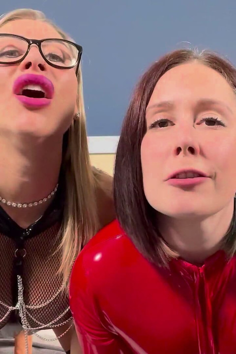 Pvc Latex Rubbing Step-sister Roleplay