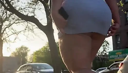 Rok mini - kaki tebal - pantat gemuk alami - wanita puerto rico - bbw - erotika