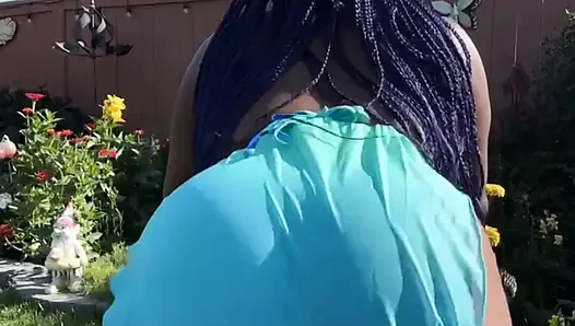 Amateur-ebenholz-twerk-video