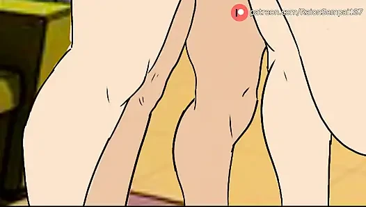 Amy Wong + Velma and Daphne Scooby Doo + Hinata Naruto - Hentai Compilation