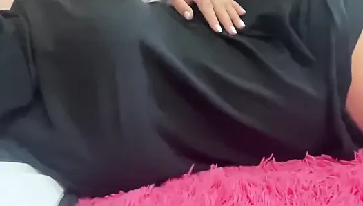 Fatma Masturbates in Panties Close up