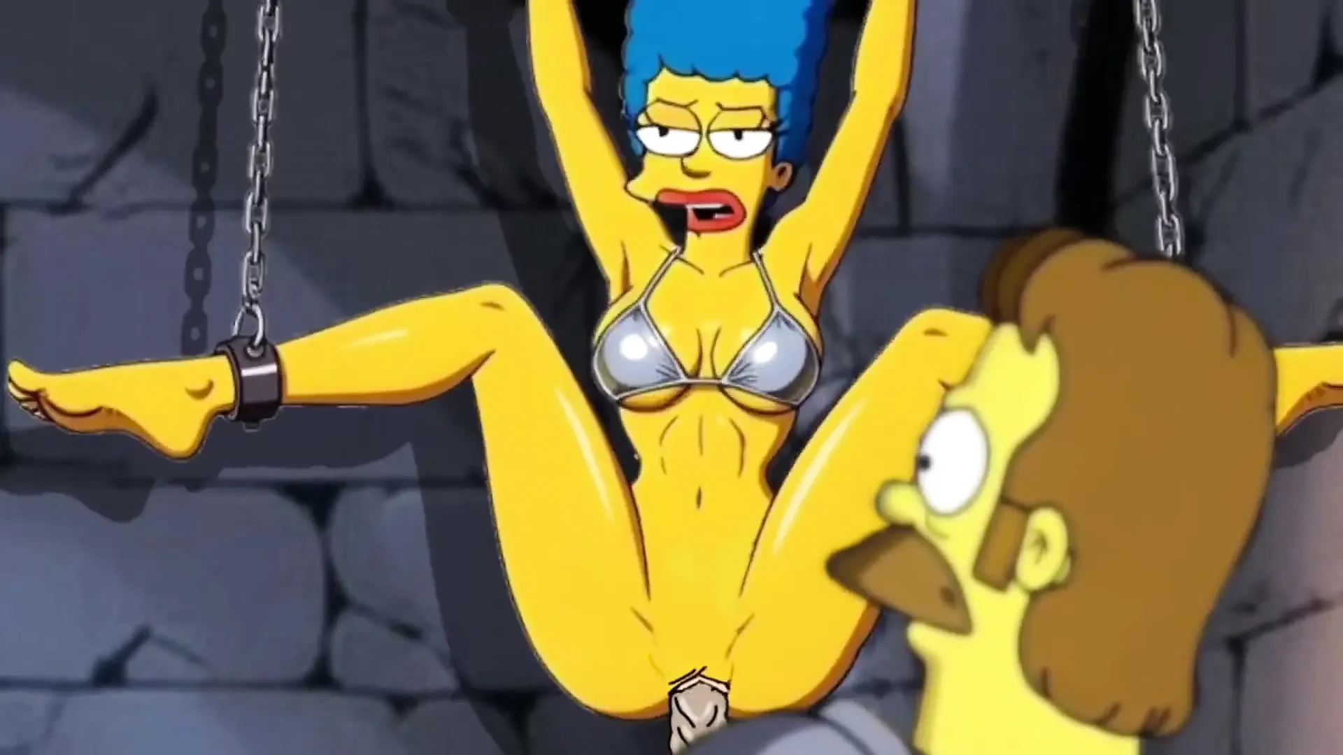 Jnjiron men rndi uska viry leti hai. kamuk phntasi. the Simpsons ka kartoon pairodi