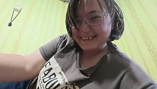 I fucked my cuckold in the ass while jerking off his dick