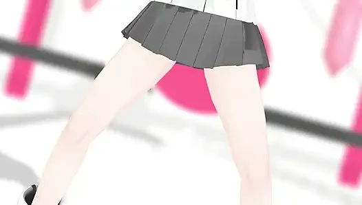 Azumaim loki hentai mmd 3D warna putih rambut putih editan smixix