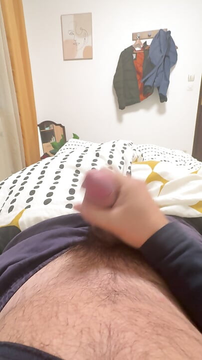 第一人称视角，早晨撸射带轻度CBT