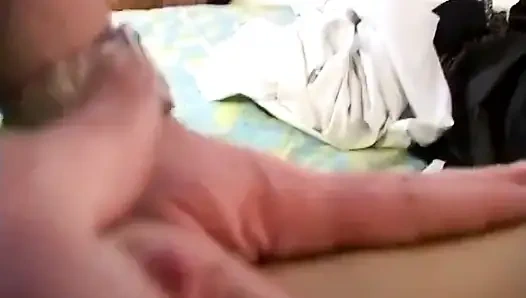 Amateur stepmom targeted by two hard cocks