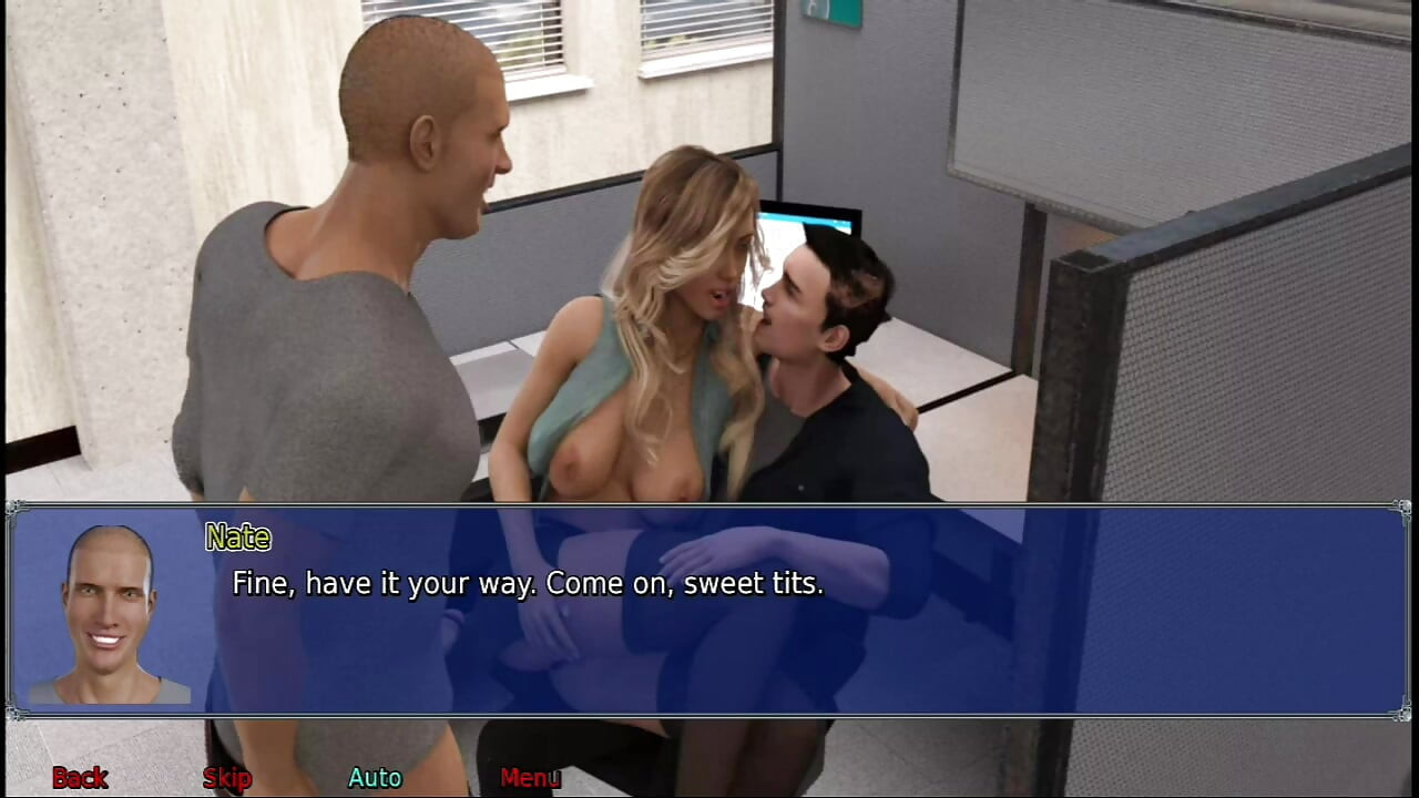 The office wife #18 - Nate and Angelo fucked Stacy at work.
