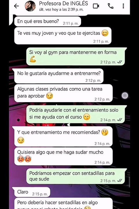 Hot Chat with My Teacher to Pass Her Course - Nati Sweet - Natasha Caseros