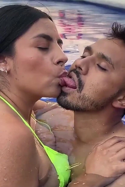 The Water Covers Them as They Devour Each Other with Kisses Full of Desire