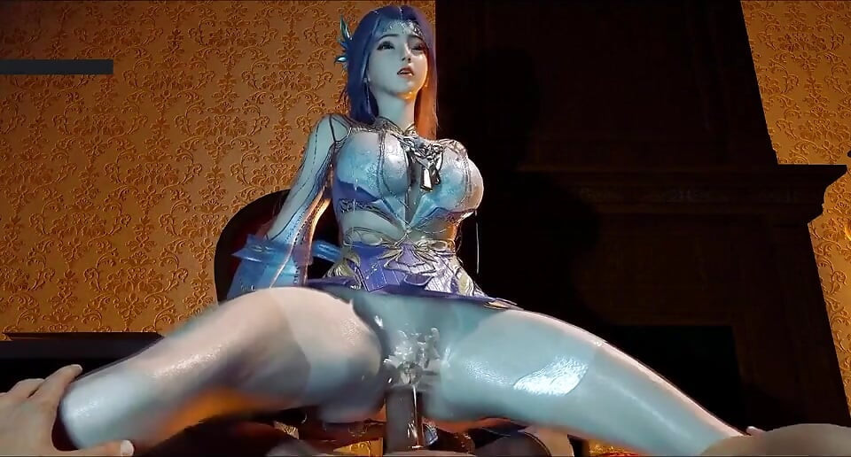 Godin van betoverde fantasiebogen - 3D-animatie Hentai