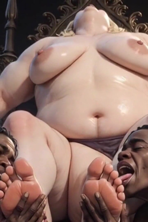 Slave Girls Passionately Sucking Lords Big Feet - Full of Lust