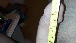 Just playing with and measuring my small dick