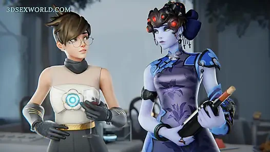 Последний гэнгбэнг для невесты Ashe перед промыванием (3D-реальный геймплей)