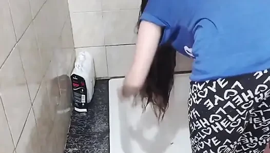Routine und Haarpflege