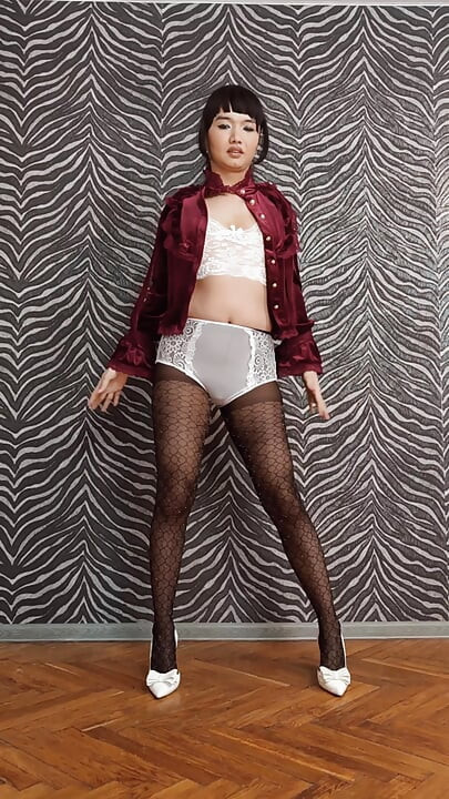 Ponny Letany Dancing and Showing Her Sweet Ass and Sexy Legs in High Heels