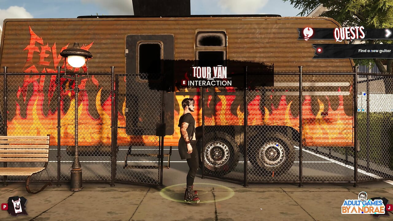 Sex, Sin & Rock'n'roll Gameplay Part 1 - Van Crash, Motel Stop & a Strange New Beginning
