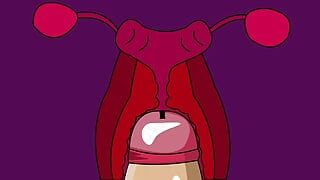 Interne ejaculatie #4 (Hentai-animatie)