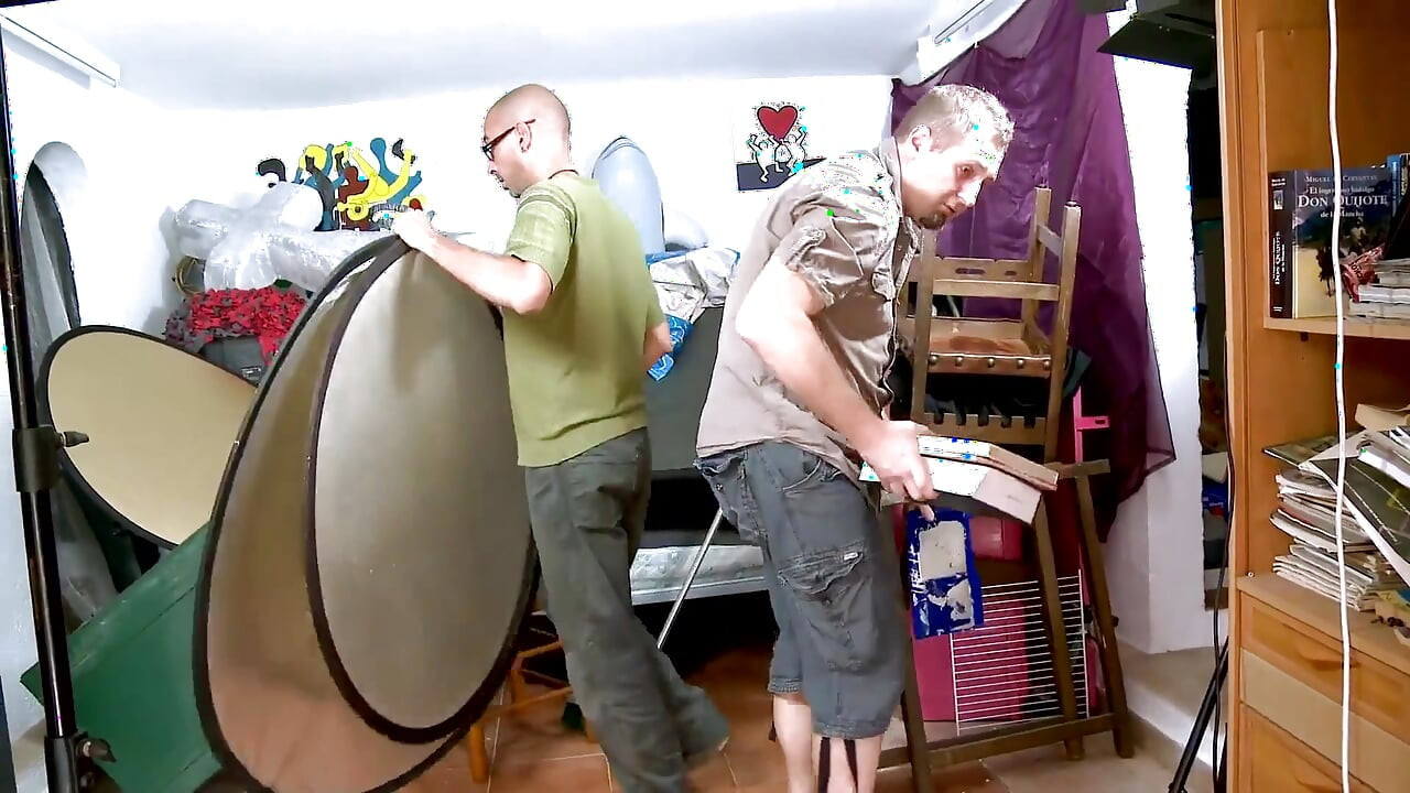 First DP Anal Fucked Threesome CumShot
