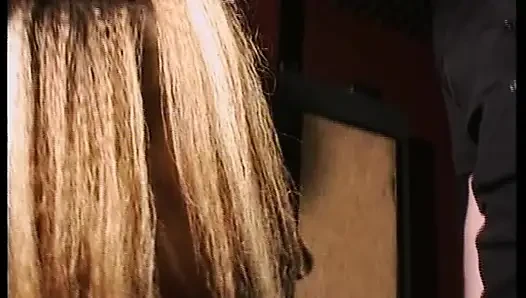 Hot German MILF sucks small dick and fucks herself with dildo