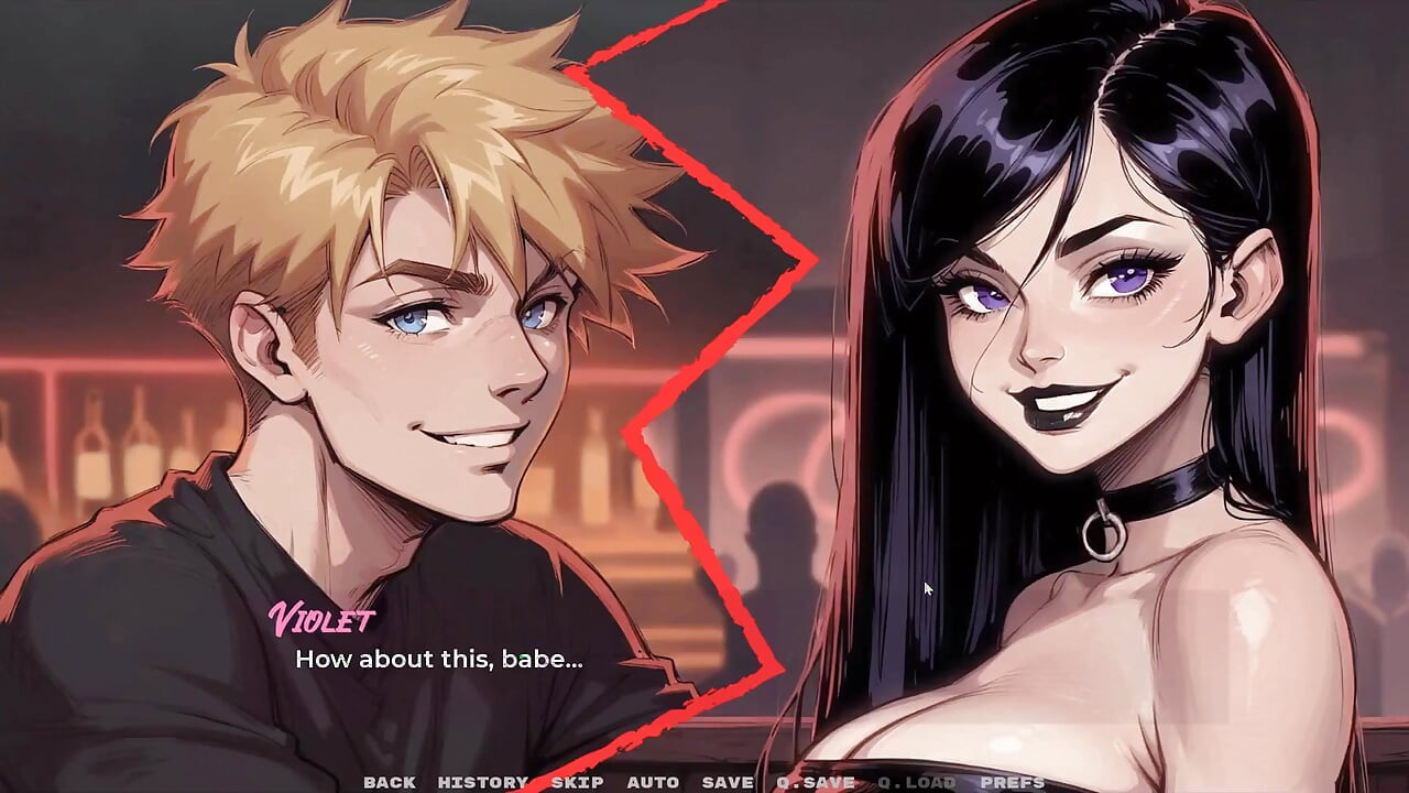 My New Girlfriend Taboo Hentai Game Ep. 41 BDSM Spanking with My Goth GF!