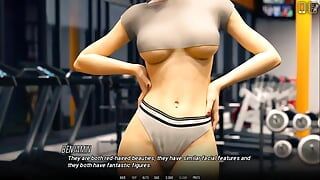 Universität der probleme: sexy fitte mädchen im fitnessstudio, episode 5