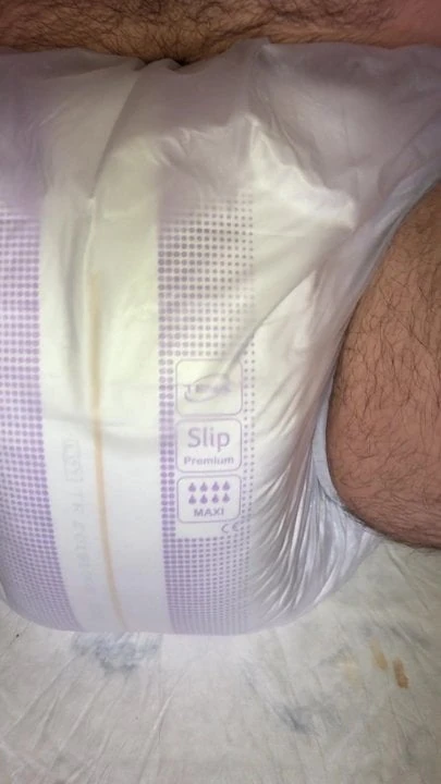 Me in very full diapers