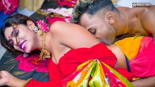 Schönes tamilisches paar, sehr 1. sex nach der hochzeitsnacht (kompletter film)