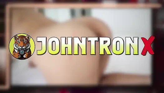 Johntronx - ein perfektes asiatisches schätzchen wird auf dem bett hart geknallt