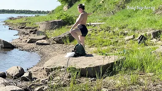 Yoga-kurs endete mit heißem sex am strand