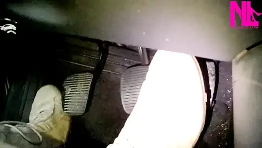 Вождение и накачка педали в мягких плоских замшевых сапогах