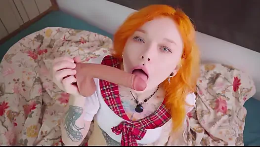 Отчим застукал меня за пропуском класса снова... Так что теперь вы можете смотреть ваш любимый маленький косплей