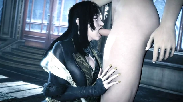 Gentiana On Her Knees Sucking Dick (Version 2)