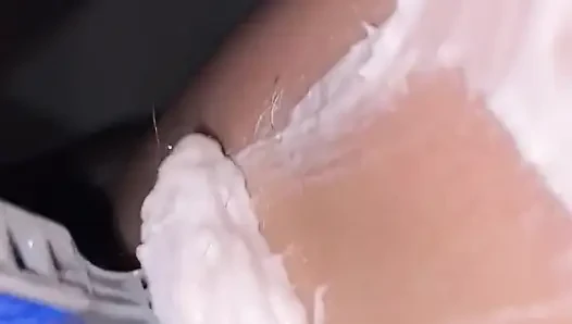 Kıllı bacaklar tıraş oluyor yakın çekim