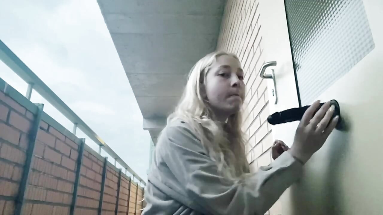 Handjob in the Entrance.