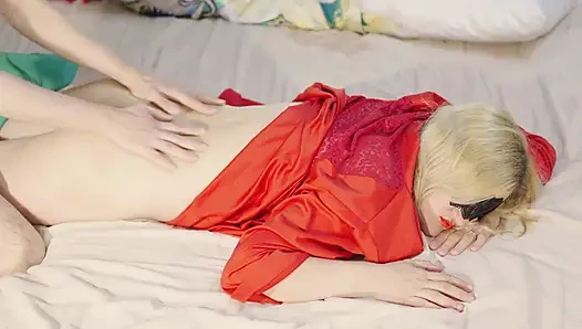 A Real Lover Cums in Vagina and Ass. Cheating Wife