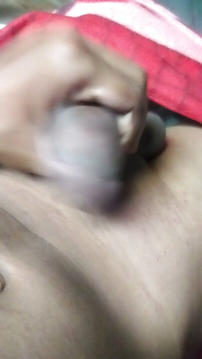 Solo handjob