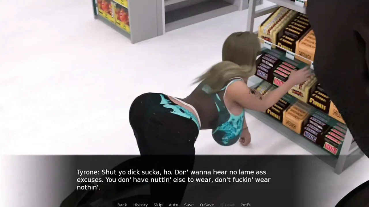 BBC NTR GAME: GANGBANGED IN A STORE
