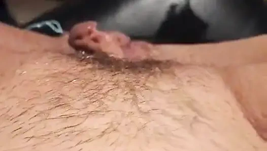 She's on her period but nothing stops her, she loves my dick being everywhere...