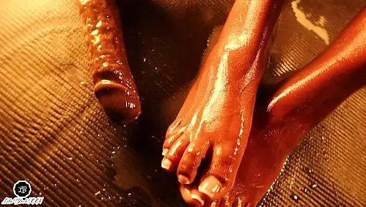 Lola Black XXX Ebony Feet In High Heels