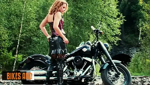 Roxy Rocka - bikes and babes tv sexy videos