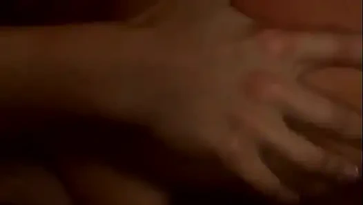 Guy gives brunette hot pussy licking and cock stumping on soda