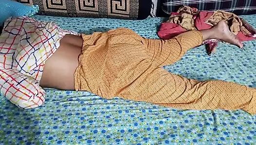 Step sister with First-time village at home