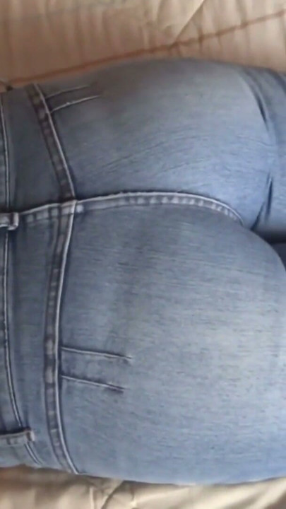 Enjoy my ass with my jeans on and my jeans down, I need a cock inside my ass | Clip 3