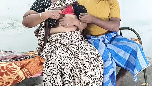 While My Stepmother Was Drinking Water, I Went There, Pulled Her Saree, and Had Sex with Her.