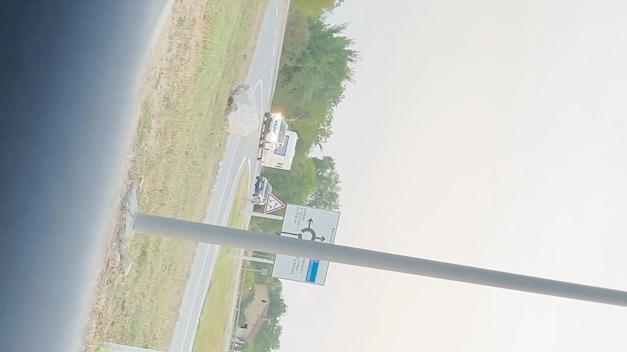 In the Car I Stop in a Parking Lot to Dildo My Pussy Like a Whore at the Risk of Being Surprised by Strangers